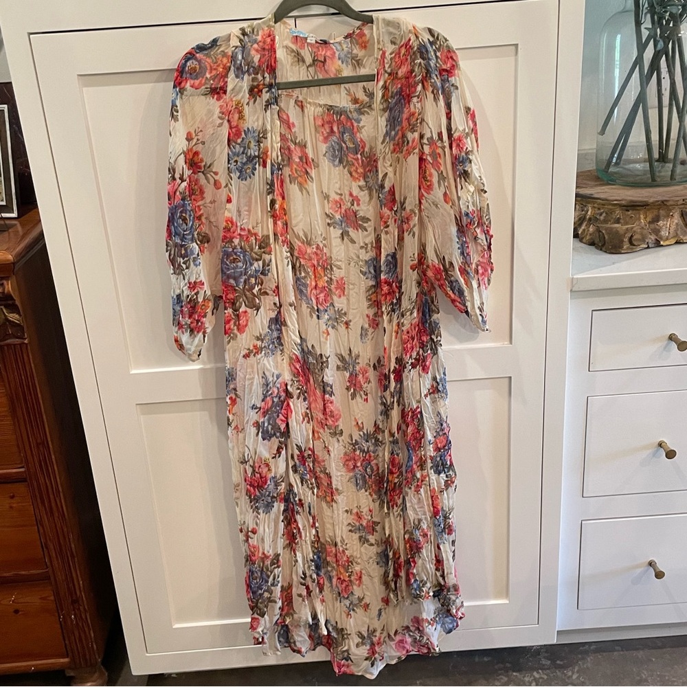 Cecico floral duster
